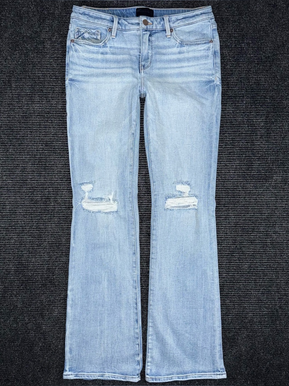 Buckle Black NWOT Fit 53 Bootcut Stretch Jean Sz 30 x 35 X-LONG Light Distressed